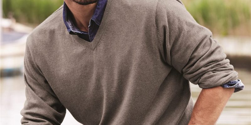 pull col v fashion ... pourquoi pas en cachemire
