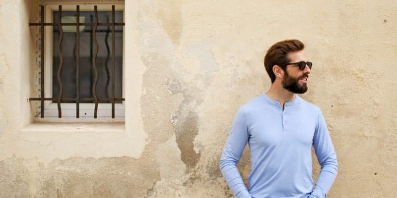 T-shirt henley de chez Seagale